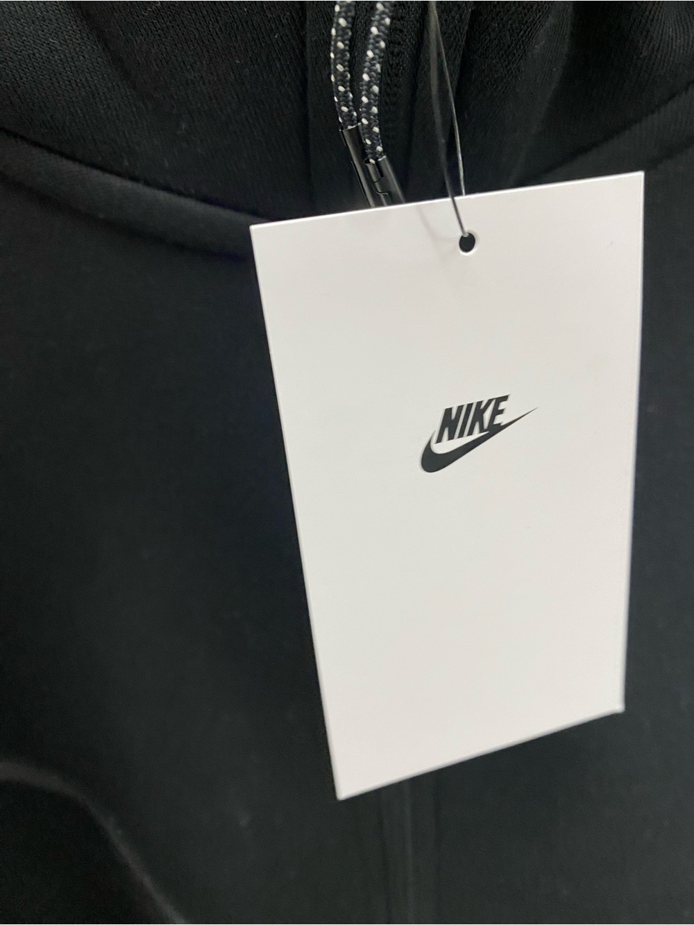 Nike Air Tech Fleece Windrunner Black Hoodie Full Zip Men Sz XL New HV0949-010 - Picture 4 of 5